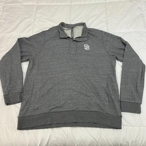 Vuori Herren Cypress 1/4 Zip Pullover Heather Grey 2XL V298 SD San Diego Padres - Bild 1 von 7