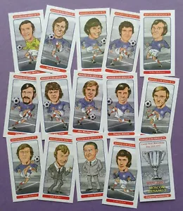 GLASGOW RANGERS 1972 ECWC CARICATURE CARD SET - Picture 1 of 1