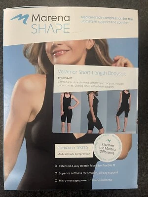 Marena Shape VerAmor Short-Length Bodysuit 2XL Black - Image 1 of 4