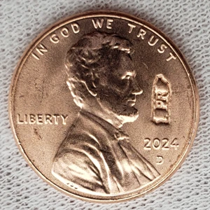 Puerto Rico Coin Counterstamp Lincoln 1C Cent 2024 Penny PR Map Boricua Moneda! - Picture 1 of 2