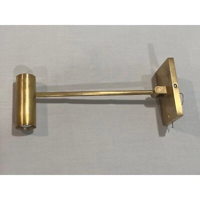 Natural Brass Task Sconce Led Tech Lighting Ponte SM Wall Mounted For Parts Only - Image 1 of 4