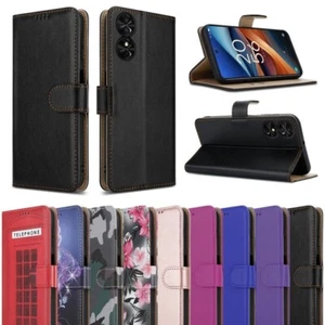 Pour TCL 501 505 50 Se 5G 406 405 403 Étui, Cuir Clapet Pied Portefeuille Coque - Photo 1 sur 102
