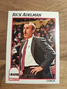 1991-92 NBA Hoops - #242 Rick Adelman, Coach, Blazers - Foto 1 di 3