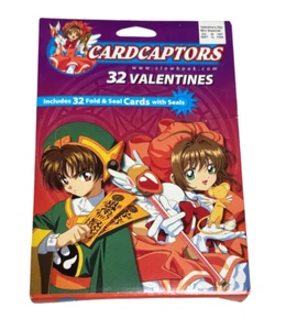 Cardcaptors Sakura Valentines Cards Box of 32 Fold & Seal *Sealed* - Picture 1 of 2