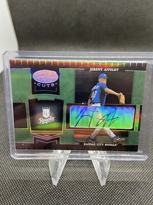 2004 Leaf Certified Cuts Jeremy Affeldt Signature Green /5  #98  ROYALS - Image 1 of 3