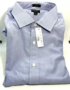 J. Crew Crosby 120er 2-lagig Schönwetter blau Premium Anzughemd Herren Large neu mit Etikett - Bild 1 von 5