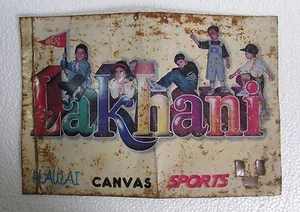 Vintage Old Collectible Lakhani shoes Ad. Printed Tin Sign Board - Picture 1 of 7