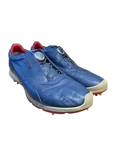 ECCO Men's Biom Golf Shoes Gore-Tex Yak Leather BOA Size US 13 UK 12.5 EUR 47 - Picture 1 of 11