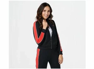 Chaqueta deportiva Skechers Skechtech negra roja NUEVA talla XS - Imagen 1 de 3
