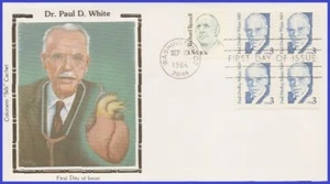 USA5 #2170 U/A COLORANO SILK FDC BL4  Paul Dudley White M.D. - Picture 1 of 1