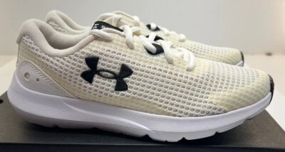 Under Armour Womens Shoes UA W Surge 3  Wht  / Wht  #3024894-100 NWD Free Ship - Image 1 of 4