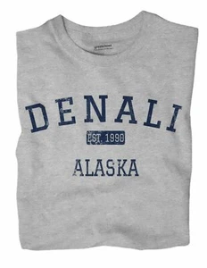 Denali Alaska AK T-Shirt EST - Picture 1 of 6