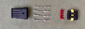 4-Pin Waterproof Electrical Connector Plug 16/18 AWG Wire for Car/Marine (1 Set) - Picture 1 of 5