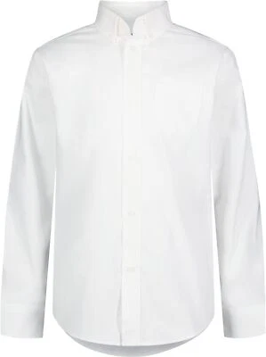 IZOD Hombre Joven Manga Larga Abotonada Oxford Camisa Uniforme Foto 1 de 3