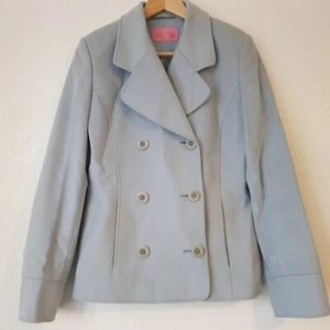 Charles Tyrwhitt Ladies Coat wool cashmire blend jacket grey UK10 Euro36 London - Picture 1 of 18