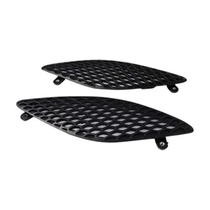Pair Hood Vent Grilles Grid Grille Trim For Dodge Charger SRT Hellcat 2015-2020 - Picture 1 of 8