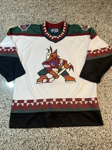 Phoenix Coyotes Trikot Herren Medium Weiß Vintage Starter 90s NHL Hockey Blank - Bild 1 von 9