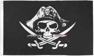 Deadman Chest Tricorner 4x6ft Pirate Poly Flags - Picture 1 of 3