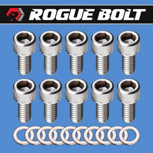 SBC BBC TIMING COVER BOLTS STAINLESS STEEL KIT SMALL BIG BLOCK CHEVY 350 427 454 - Picture 1 of 1