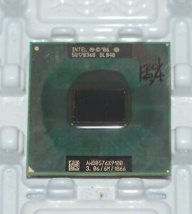 Intel Extreme Mobile CPU X9100 3.06 GHZ / 6MB /1066MHz Socket P Processor SLB48