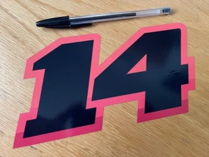 Sam Lowes Race Number 14 - (Grande) - VENDEDOR DEL REINO UNIDO - Imagen 1 de 1