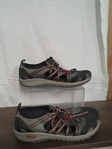 Chaco Kid's Junior Outcross Evo Trail Hiking Water Shoes Black Gray Sz 4 US - Picture 1 of 5