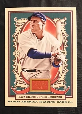 2013 Panini Golden Age #32— HACK WILSON —Pack Fresh - Image 1 of 2