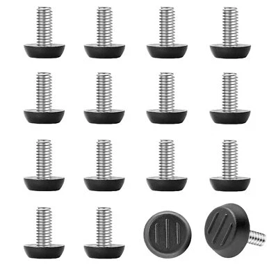 Niveladores de muebles ajustables con rosca UNC de 1/4-20 pies de mesa tornillo roscado, S Foto 1 de 4