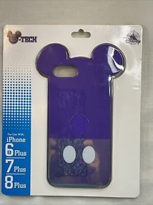 Disney Parks D-Tech iPhone 6S+ 7+ 8+ Case Mickey Mouse Potion Purple 3D Ears - Picture 1 of 2