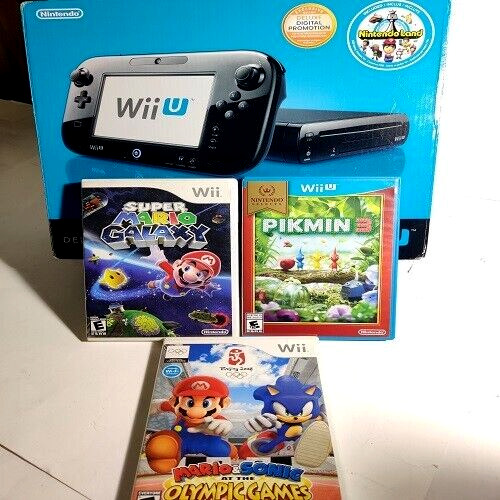 CONSOLE NINTENDO WII U DELUXE SET 32GB PRETO USADO - TLGAMES