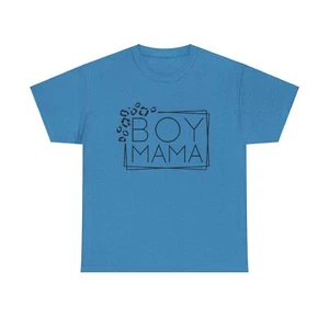 Boy Mama Mothers Day Mom Life Gift for Mom Motherhood Short Sleeve - Picture 1 of 9