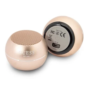 Guess Bluetooth Speaker mini głośnik Aluminium Gold - Zdjęcie 1 z 3