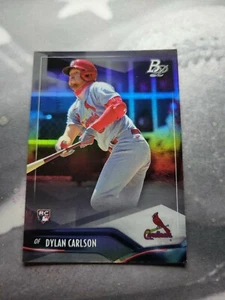 Dylan Carlson 2021 Bowman Platinum Rookie Card RC #86 St. Louis Cardinals - Picture 1 of 2