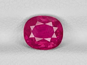 Rubino certificato IGI AFGHANISTAN 1,81 Cts naturale non trattato rosso rosa brillante - Foto 1 di 4