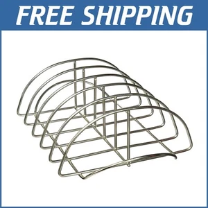 Vertical Stainless Steel Rib Rack Fits All Grills - Boost Your BBQ Capacity - Picture 1 of 4