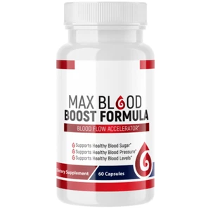 Max Blood Boost Formula Blood Flow Accelerator Supplement - 60 Capsules - Picture 1 of 3