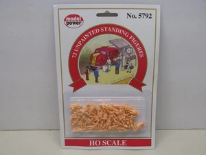 MODEL POWER # 5792 ~ 72 UNPAINTED STANDING FIGURES / PEOPLE~ HO SCALE~ LOT A - Picture 1 of 2