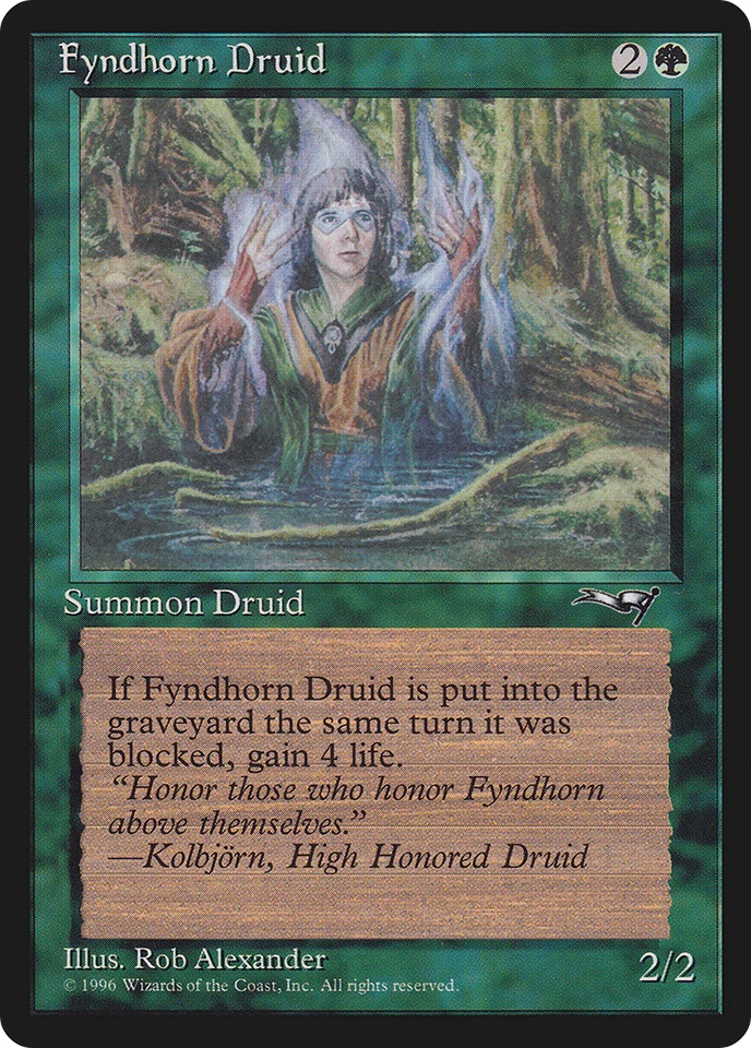 Fyndhorn Druid (Facing Right) (x4) _ Alliances_ EX/NM _ MTG _4RCards - Image 1 of 1