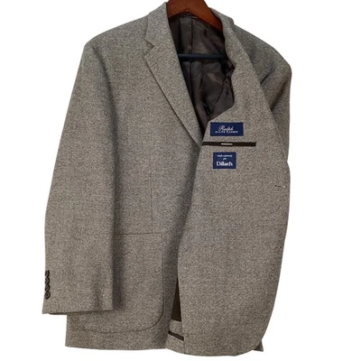 Ralph by Ralph Lauren Wool Blend Blazer Mens 44S Brown Tweed Sport Coat - Image 1 of 4