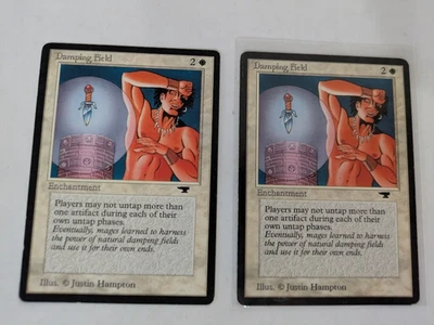 2 Damping Field Arabian Nights MTG Lightly Played Free Shipping with tracking - Image 1 of 2