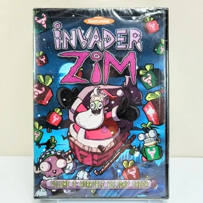 Invader Zim - Vol. 3: Horrible Holiday Cheer (DVD, 2004, 2-Disc) PACKAGE WEAR  - Image 1 of 3