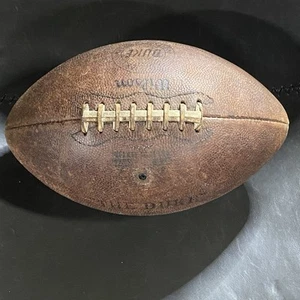 Vintage Wilson Leather Football Full Size "THE DUKE" modello ufficiale Pro League NFL - Foto 1 di 10