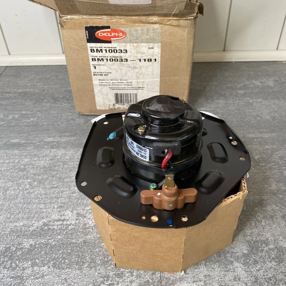 Motor soplador de climatización Delphi BM10033 para Buick Cadillac Chevrolet GMC 1966-1995 Foto 1 de 4