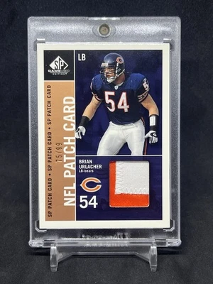 2003 Brian Urlacher UPPER DECK SP GAME USED EDITION JERSEY PATCH RELIC SP /99 - Image 1 of 4