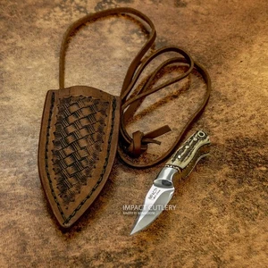 Modell #001, Custom Handmade Full Tang Miniatur Messer | von Impact Cutlery | Hirsch - Bild 1 von 7