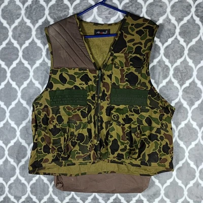 Vintage RedHead Hunting Vest XL Duck Camo Game Pocket Shooting Utility Outdoor - Image 1 of 4