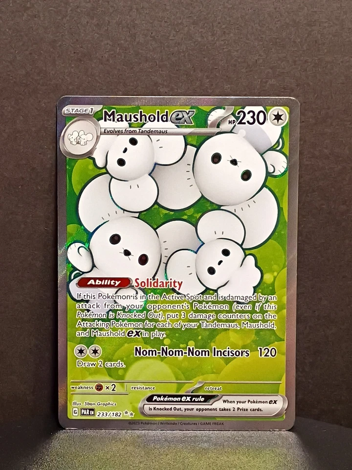 Maushold ex 233/182 SV04: Paradox Rift • Holo Pokémon Card • Near Mint - Image 1 of 3