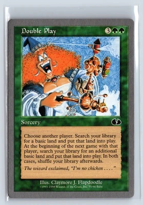 (2x) DOUBLE PLAY – MTG Magic the Gathering Card – Unglued – Common - Image 1 of 4