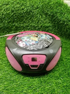 Monster High Boom Box Portable CD Player AM FM Radio 56049-TRU 2014 WORKS! - Picture 1 of 11