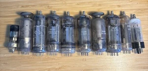 Job Lot 10x Vintage Valve Tubes Philips Telefunken Industria - Untested - Picture 1 of 9